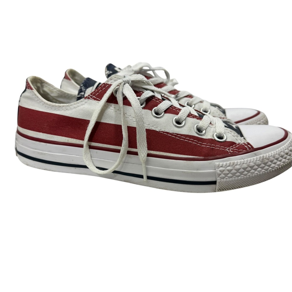 Converse Chuck Taylor All Star Americana American Flag Low Top Sneakers Womens 7